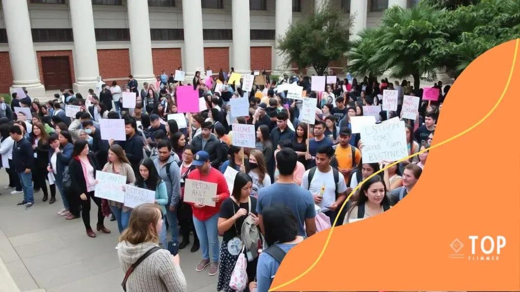 Student protests for academic freedom: voices rise up